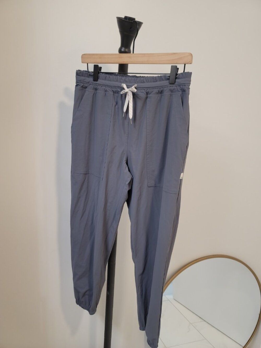 Vuori Miles Jogger Azure Blue Gray Lightweight Size Medium